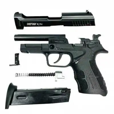 Пистолет охолощенный Retay XPRO 9mm P.A.K, черный