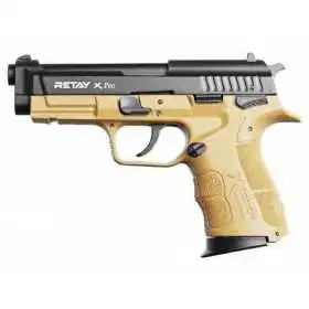 Пистолет охолощенный Retay XPRO 9mm P.A.K, желтый