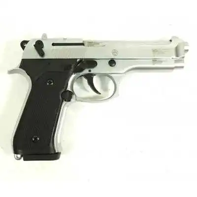 Пистолет охолощенный Retay MOD92, (Beretta 92), Хром, кал. 9mm. P.A.K