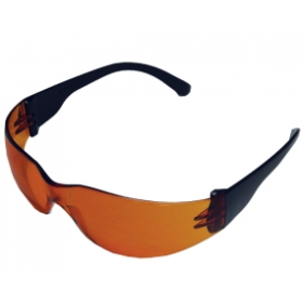 Очки стрелковые Puma оранжевые УФ-защита, класс оптики 1, незапотевающие, регулируемые дужки, сменные линзы, ударопрочные