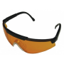 Очки стрелковые Sporty оранжевые УФ-защита, класс оптики 1, незапотевающие, регулируемые дужки, сменные линзы