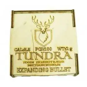 Пули полнотелые Tundra Expanding Bullet 5,5 (5,54) мм, 2,0 г (100 штук)