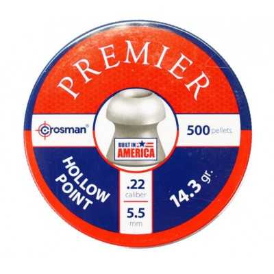 Пули Crosman Premier Hollow Point 5,5 мм, 0,93 г (500 штук)
