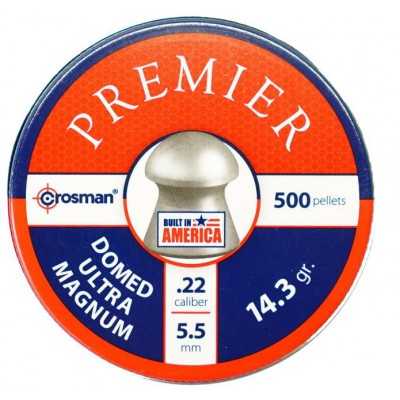 Пули Crosman Premier Domed 5,5 мм, 0,93 г (500 штук)