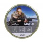 Пули Borner Match 4,5 мм, 0,58 г (250 штук)