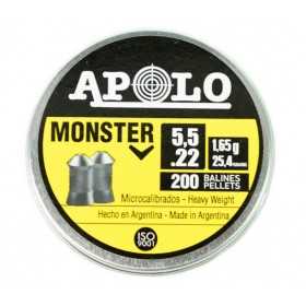 Пули Apolo Monster 5,5 мм, 1,65 г (200 штук)