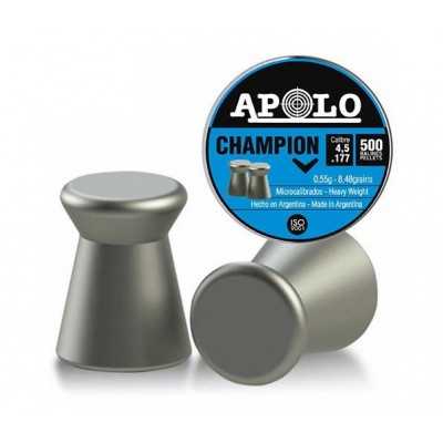 Пули Apolo Champion 4,5 мм, 0,55 г (250 штук)
