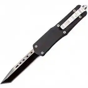 Нож автоматический выкидной Microtech Troodon Tanto serratedA155