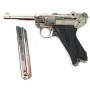Макет пистолет Luger Parabellum P08, никель (Германия, 1898 г.) DE-8143