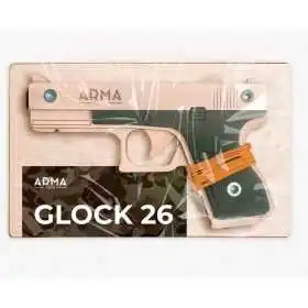 Резинкострел ARMA макет пистолета Glock Light