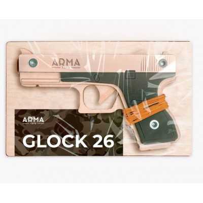 Резинкострел ARMA макет пистолета Glock Light