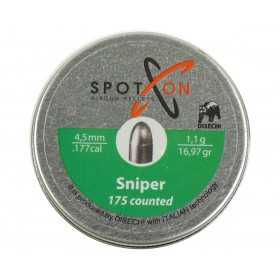 Пули SPOTON Sniper 4,5 мм, 1,1 грамм (175 шт.)