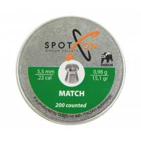 Пули SPOTON Match 5,5 мм, 0,98 гр (200 шт.)