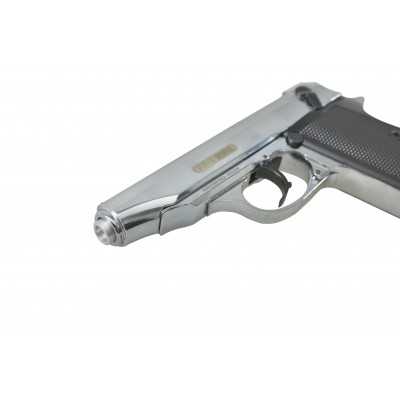 Сигнальный пистолет PP-S Kurs (Walther PP) кал. 5,5 мм под 10ТК, хром