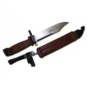 Штык-ножа НСАК сб 01 Нож сувенирный 6Х4 коричневые ножны и рукоятка