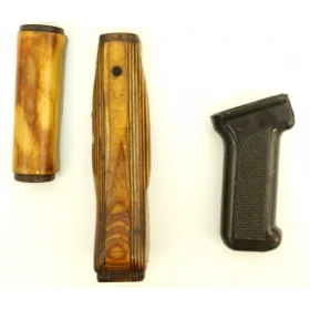 Тюнинг комплект к ММГ серии АК, ружью «Сайга»: верх низ дерев. цевье, бакелитовая или деревянная рукоятка раритет