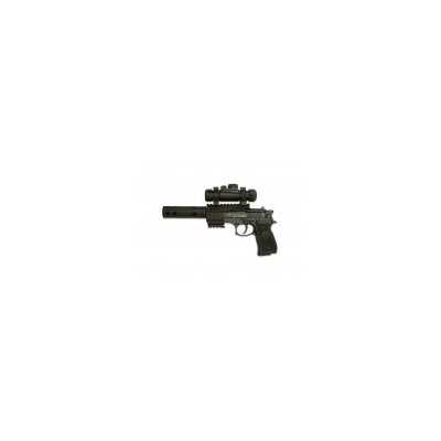 Пневматический пистолет Umarex Beretta M92 FS XX-TREME (глушитель, коллиматор)