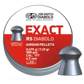 Пули JSB Exact RS Diabolo 4,5 мм, 0,475 г (500 штук)