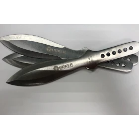 Метательные ножи boker 65x13 серебро 3 шт