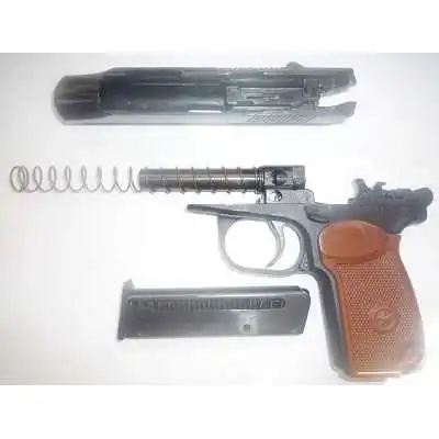 Сигнальный пистолет Макарова МР-371-03 с бородой с бакелитовая рукоятка со звездой
