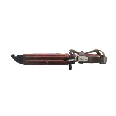 Штык-ножа АК ШНС-001 для АК74 коричневые ножны и рукоятка без пропила