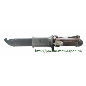 ММГ штык-нож ШНС-001-01 (АКМ), коричн. рукоятка с резин. накладкой