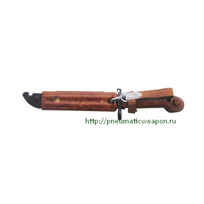 ММГ штык-нож ШНС-001-02 (АКМ / АК-74), коричн. рукоять бакелит