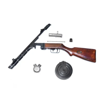 Оружие списанное охолощенное модели ППШ-СХ пистолет-пулемет ШПАГИНА СО-ППШ 10х31 Молот