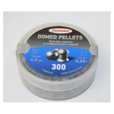 Пули Люман Domed pellets, 0,68 г. по 300 шт