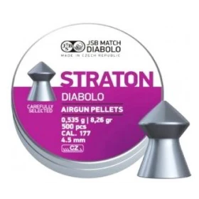 Пули JSB Straton DIABOLO 0.535гр. 4,50мм 500 шт острые