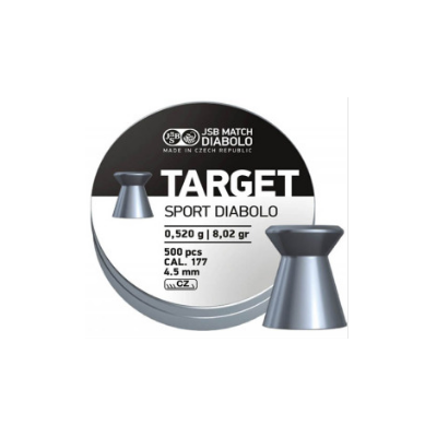 Пули JSB MATCH DIABOLO TARGET SPORT DIABOLO 4,50мм, 0,52г, 500 шт