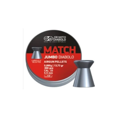 Пули JSB EXACT JUMBO DIABOLO MATCH 5,5 мм, 0,89 г, 300 шт