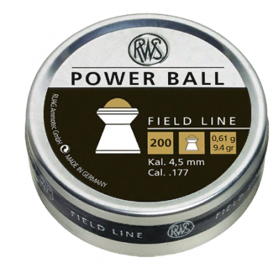 Пули RWS POWER BALL 4.5 мм, 0,61гр., 200 шт округлые