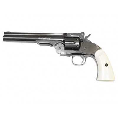Пневматический револьвер ASG Schofield Steel Grey