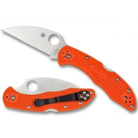 Нож складной Spyderco CPM S30V с оранжевой рукояткой (Спайдерко)