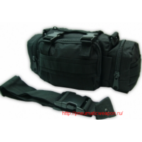 Плечевая, поясная сумка ARMY (7 л) (Black) 1390