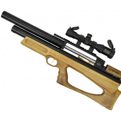 Пневматическая PCP винтовка Дубрава Лесник Электро 450 мм BullPup (5.5 мм, орех)