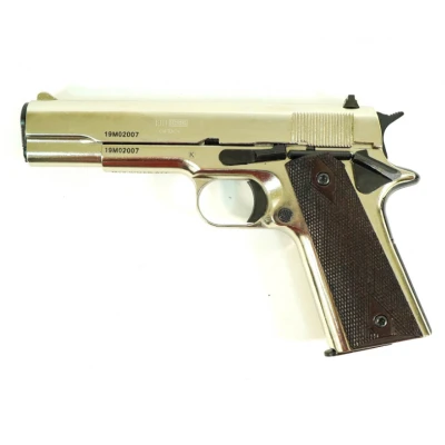Охолощенный пистолет CLT 1911 CO Курс-с 10х24 ХРОМ