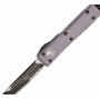 Автоматический фронтальный выкидной нож Microtech Ultratech Gray Combo 870мм