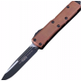 Автоматический фронтальный выкидной нож UTX-85 Signature Series 2-Tone Copper 790 мм