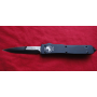 Автоматический фронтальный выкидной нож Microtech Ultratech S/E Standard Drop Point Black Blade 870мм