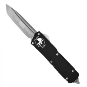 Автоматический фронтальный выкидной нож Microtech Executive Scarab Standard Tanto Apocalyptic Stonewash 890мм