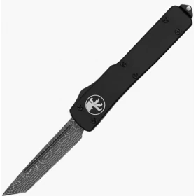 Автоматический фронтальный выкидной нож Microtech Ultratech Element Black S/E Tactical 870мм