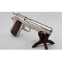 Макет пистолет Colt M1911A1 .45, хром, лакиров. дерево (США, 1911 г.) DE-6316