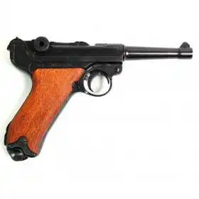 Макет пистолет Luger Parabellum P08, дерев. рукоять (Германия, 1898 г.) DE-M-1143