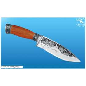 Нож Акула-2 с мельх. гардой