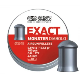 Пули JSB Exact Monster Diabolo 4,5 мм, 0,87 г (400 штук)