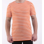 Тельняшка-футболка с коротким рукавом (оранжевая полоса)